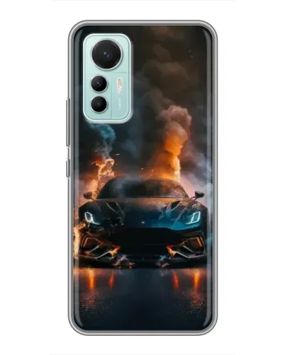 Чехол для Xiaomi Mi 12 Lite с картинкой «Lamborghini дымная эстетика» Чехол для Xiaomi Mi 12 Lite с картинкой «Lamborghini дымная эстетика»