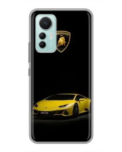 Чехол для Xiaomi Mi 12 Lite с картинкой «Lamborghini желтый акцент» Чехол для Xiaomi Mi 12 Lite с картинкой «Lamborghini желтый акцент»