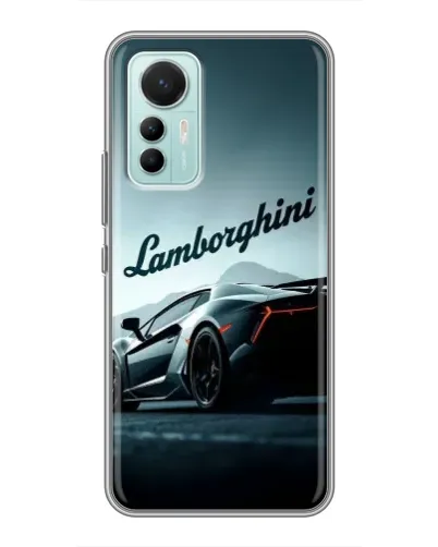 Чехол для Xiaomi Mi 12 Lite с картинкой «Классическая надпись Lamborghini» Чехол для Xiaomi Mi 12 Lite с картинкой «Классическая надпись Lamborghini»