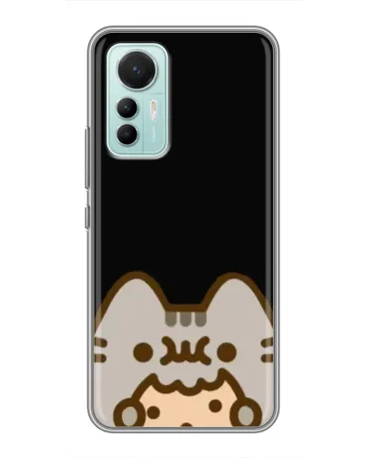 Чехол для Xiaomi Mi 12 Lite с картинкой «Пушин на черном» Чехол для Xiaomi Mi 12 Lite с картинкой «Пушин на черном»