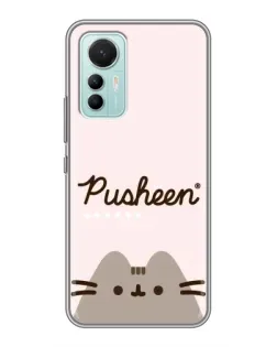 Чехол для Xiaomi Mi 12 Lite с картинкой «Pusheen логотип»