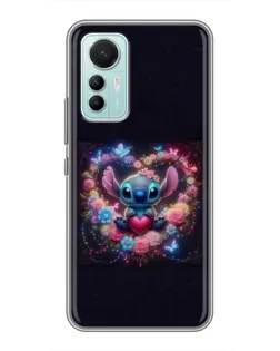 Чехол для Xiaomi Mi 12 Lite с картинкой «Stitch в цветах» Чехол для Xiaomi Mi 12 Lite с картинкой «Stitch в цветах»