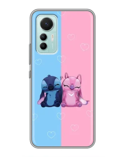 Чехол для Xiaomi Mi 12 Lite с картинкой «Stitch и Angel Love» Чехол для Xiaomi Mi 12 Lite с картинкой «Stitch и Angel Love»