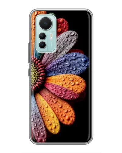 Чехол для Xiaomi Mi 12 Lite с картинкой «Радужный цветок»