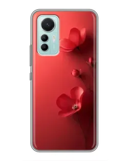 Чехол для Xiaomi Mi 12 Lite с картинкой «Маковые соцветия»