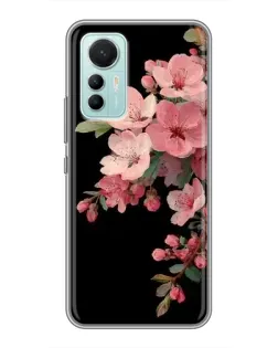 Чехол для Xiaomi Mi 12 Lite с картинкой «Розовая ветка сакуры»