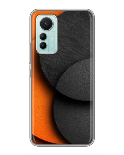 Чехол для Xiaomi Mi 12 Lite с картинкой «Геометрия оранжевых кругов» Чехол для Xiaomi Mi 12 Lite с картинкой «Геометрия оранжевых кругов»