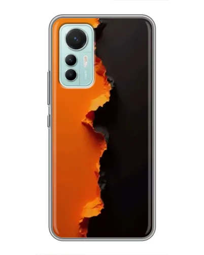 Чехол для Xiaomi Mi 12 Lite с картинкой «Оранжевый разлом» Чехол для Xiaomi Mi 12 Lite с картинкой «Оранжевый разлом»
