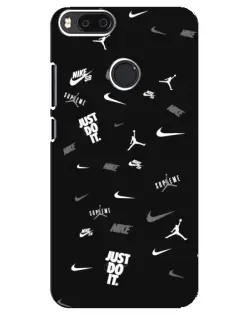 Чохол для Xiaomi Mi A1 / Mi 5X з картинкою «Nike Black Pattern» Чохол для Xiaomi Mi A1 / Mi 5X з картинкою «Nike Black Pattern»