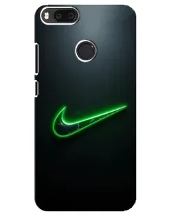 Чехол для Xiaomi Mi A1 / Mi 5X с картинкой «Неоновый контур Nike» Чехол для Xiaomi Mi A1 / Mi 5X с картинкой «Неоновый контур Nike»