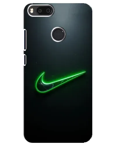 Чехол для Xiaomi Mi A1 / Mi 5X с картинкой «Неоновый контур Nike»