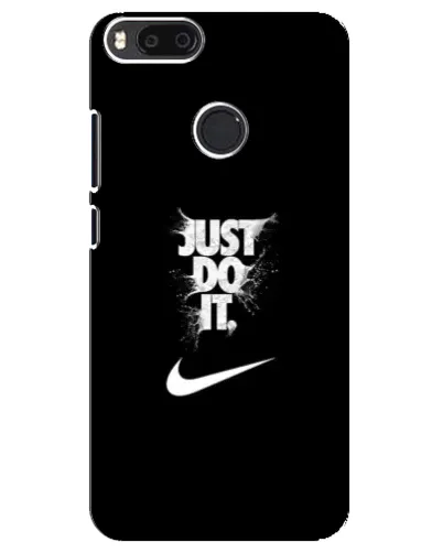 Чехол для Xiaomi Mi A1 / Mi 5X с картинкой «Текстовый принт Nike»