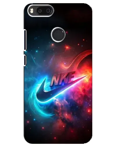 Чехол для Xiaomi Mi A1 / Mi 5X с картинкой «Огненный логотип Nike»