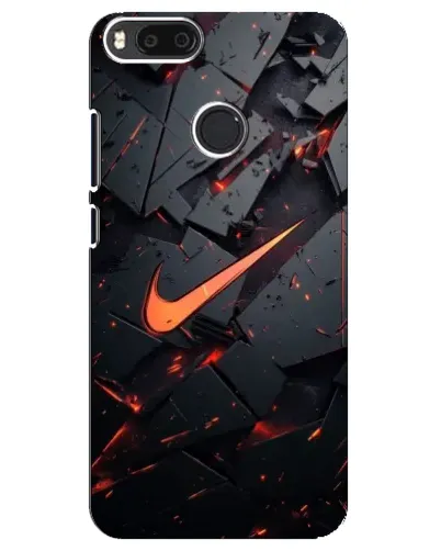 Чехол для Xiaomi Mi A1 / Mi 5X с картинкой «Nike — эффект разломов»