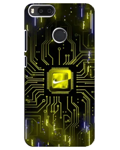 Чехол для Xiaomi Mi A1 / Mi 5X с картинкой «Nike — золотая искра»