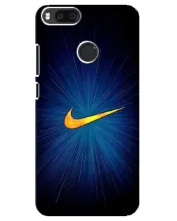 Чехол для Xiaomi Mi A1 / Mi 5X с картинкой «Синий пульс Nike» Чехол для Xiaomi Mi A1 / Mi 5X с картинкой «Синий пульс Nike»