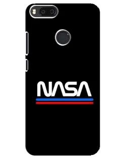 Чехол для Xiaomi Mi A1 / Mi 5X с картинкой «NASA — классика Red Blue»