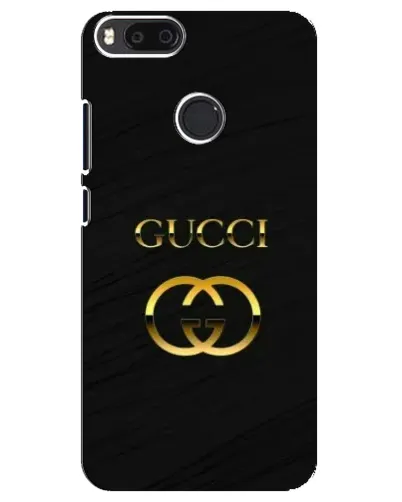 Чехол для Xiaomi Mi A1 / Mi 5X с картинкой «Золотой логотип Gucci»