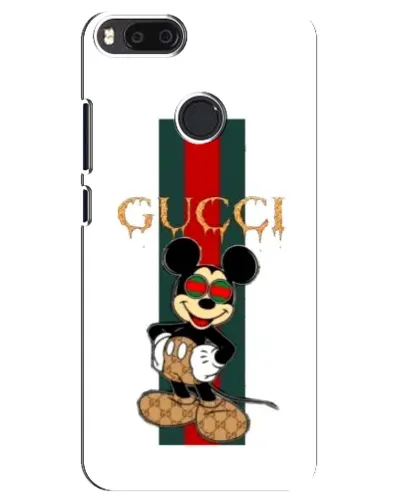 Чехол для Xiaomi Mi A1 / Mi 5X с картинкой «Микки Маус Gucci — полосы»