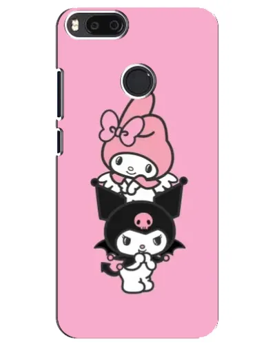 Чехол для Xiaomi Mi A1 / Mi 5X с картинкой «My Melody и Kuromi» Чехол для Xiaomi Mi A1 / Mi 5X с картинкой «My Melody и Kuromi»