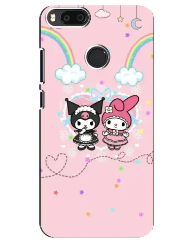 Чехол для Xiaomi Mi A1 / Mi 5X с картинкой «My Melody и Kuromi» Чехол для Xiaomi Mi A1 / Mi 5X с картинкой «My Melody и Kuromi»