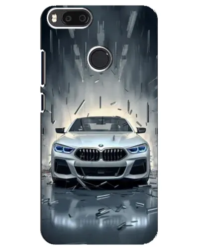 Чехол для Xiaomi Mi A1 / Mi 5X с картинкой «BMW в свете фар»