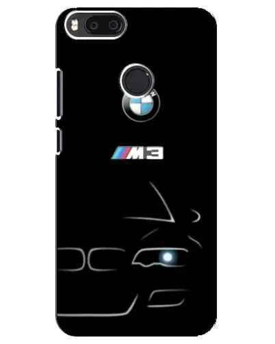 Чехол для Xiaomi Mi A1 / Mi 5X с картинкой «Минималистичный принт BMW M3»