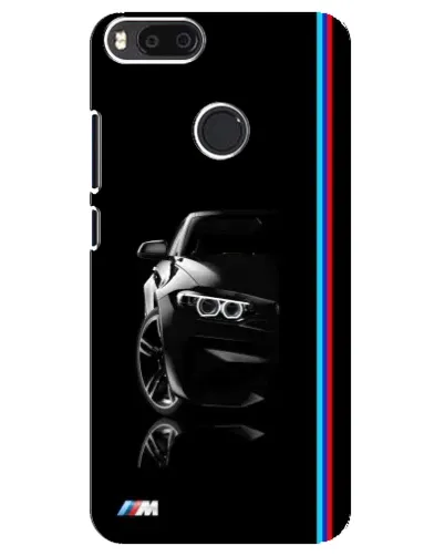 Чехол для Xiaomi Mi A1 / Mi 5X с картинкой «Силуэт BMW в темноте»