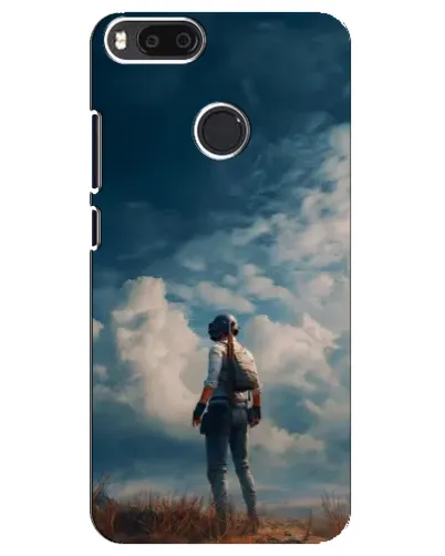 Чехол для Xiaomi Mi A1 / Mi 5X с картинкой «Герой PUBG на скале»