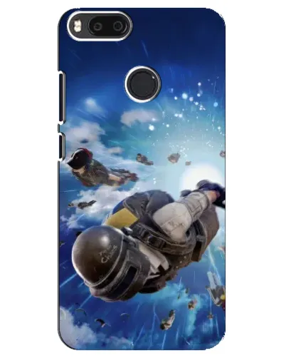 Чехол для Xiaomi Mi A1 / Mi 5X с картинкой «Десант PUBG — прыжок»