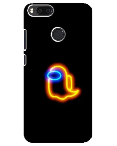 Чехол для Xiaomi Mi A1 / Mi 5X с картинкой «Among Us неоновое сияние»