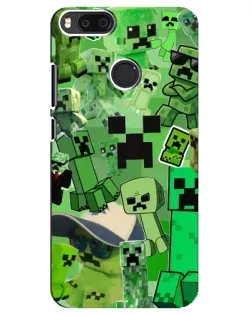 Чохол для Xiaomi Mi A1 / Mi 5X з картинкою «Кріпери Minecraft» Чохол для Xiaomi Mi A1 / Mi 5X з картинкою «Кріпери Minecraft»