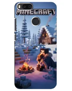Чохол для Xiaomi Mi A1 / Mi 5X з картинкою «Зимовий Minecraft» Чохол для Xiaomi Mi A1 / Mi 5X з картинкою «Зимовий Minecraft»