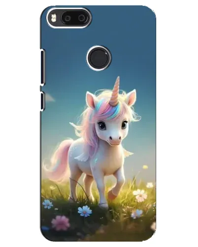 Чехол для Xiaomi Mi A1 / Mi 5X с картинкой «Единорог на поляне»