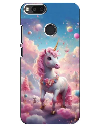 Чехол для Xiaomi Mi A1 / Mi 5X с картинкой «Единорог среди облаков»