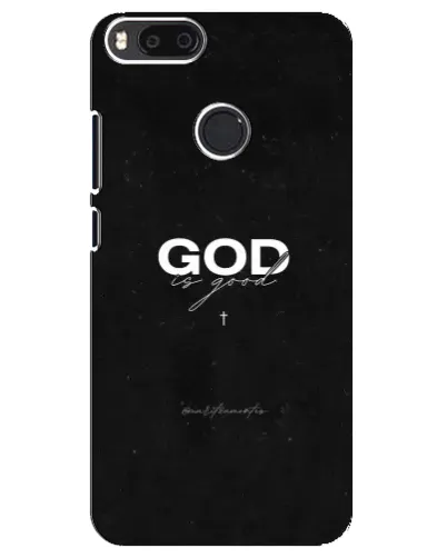 Чехол для Xiaomi Mi A1 / Mi 5X с картинкой «GOD — Бог над всем»