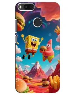 Чехол для Xiaomi Mi A1 / Mi 5X с картинкой «Космический фастфуд»
