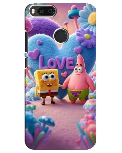 Чехол для Xiaomi Mi A1 / Mi 5X с картинкой «Губка Боб Патрик» Чехол для Xiaomi Mi A1 / Mi 5X с картинкой «Губка Боб Патрик»