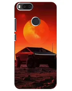 Чехол для Xiaomi Mi A1 / Mi 5X с картинкой «Cybertruck на Марсе»