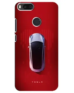 Чехол для Xiaomi Mi A1 / Mi 5X с картинкой «Tesla Top View»