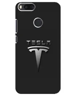 Чехол для Xiaomi Mi A1 / Mi 5X с картинкой «Стальной логотип Tesla» Чехол для Xiaomi Mi A1 / Mi 5X с картинкой «Стальной логотип Tesla»