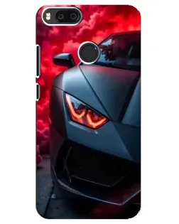 Чехол для Xiaomi Mi A1 / Mi 5X с картинкой «Lamborghini красное сияние»