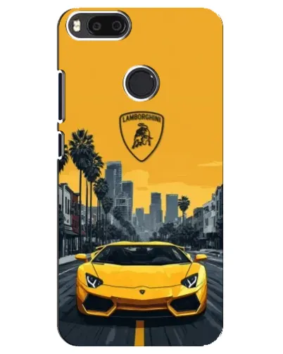 Чехол для Xiaomi Mi A1 / Mi 5X с картинкой «Желтый Lamborghini город» Чехол для Xiaomi Mi A1 / Mi 5X с картинкой «Желтый Lamborghini город»