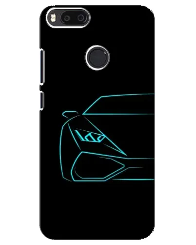 Чехол для Xiaomi Mi A1 / Mi 5X с картинкой «Голубой силуэт Lamborghini» Чехол для Xiaomi Mi A1 / Mi 5X с картинкой «Голубой силуэт Lamborghini»