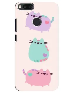 Чохол для Xiaomi Mi A1 / Mi 5X з картинкою «Pusheen тріо» Чохол для Xiaomi Mi A1 / Mi 5X з картинкою «Pusheen тріо»