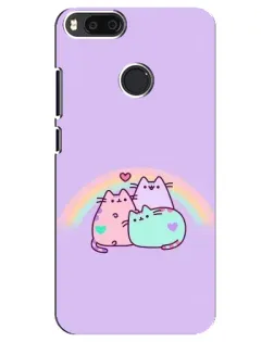 Чохол для Xiaomi Mi A1 / Mi 5X з картинкою «Веселкові Пушини» Чохол для Xiaomi Mi A1 / Mi 5X з картинкою «Веселкові Пушини»