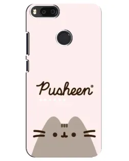 Чохол для Xiaomi Mi A1 / Mi 5X з картинкою «Pusheen логотип» Чохол для Xiaomi Mi A1 / Mi 5X з картинкою «Pusheen логотип»