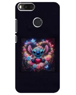 Чехол для Xiaomi Mi A1 / Mi 5X с картинкой «Stitch в цветах» Чехол для Xiaomi Mi A1 / Mi 5X с картинкой «Stitch в цветах»