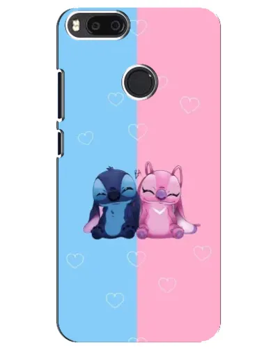 Чехол для Xiaomi Mi A1 / Mi 5X с картинкой «Stitch и Angel Love» Чехол для Xiaomi Mi A1 / Mi 5X с картинкой «Stitch и Angel Love»