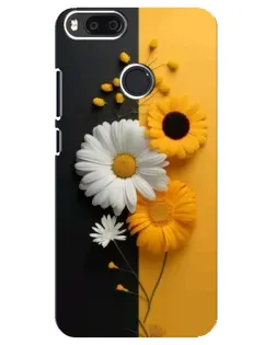 Чехол для Xiaomi Mi A1 / Mi 5X с картинкой «Подсолнух и ромашка»